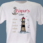 Personalized Lighthouse T-Shirt - Our Crew Design